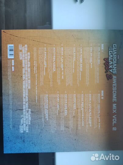 Винил стражи галактики 2