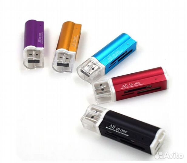 Картридеры 3-х видов для microSD и USB