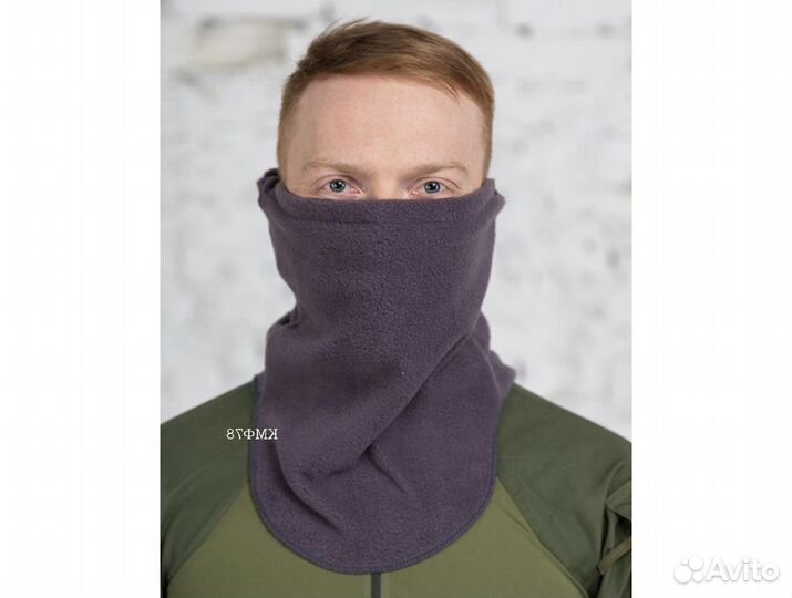 Шарф морской флисовый