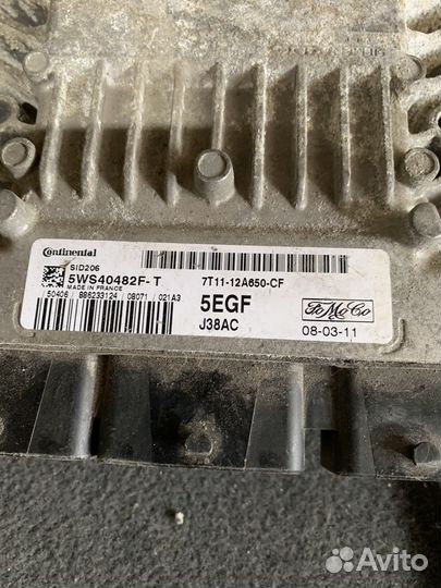 Блок управления двигателем ford transit connect