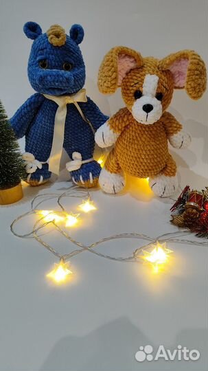 Вязаные игрушки ручной работы