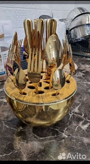 Столовый набор ложки и вилки 24шт