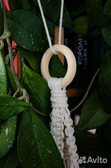 Подвес для кашпо макраме большой