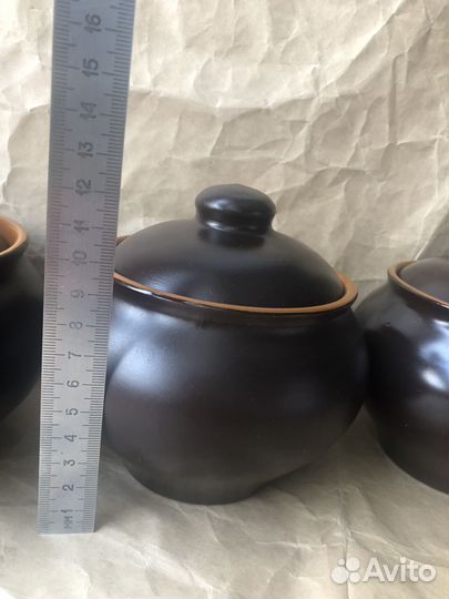 Горшочки с крышками