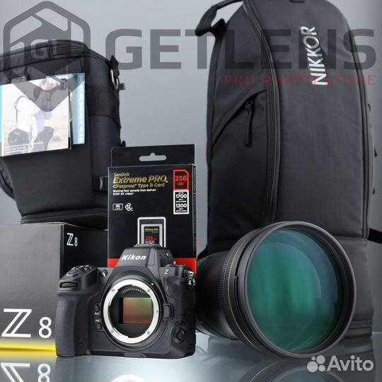 Nikon Z8 + Z 800 + SanDisk 256GB + Holster