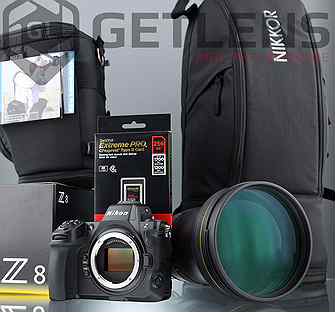 Nikon Z8 + Z 800 + SanDisk 256GB + Holster