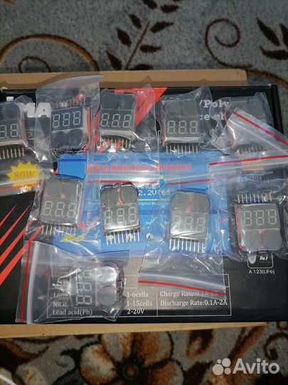 Индикатор, сигнализатор разряда 1-8S Li-Po