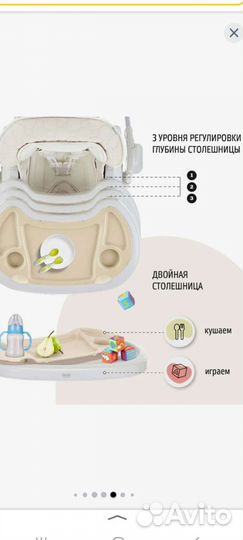 Стул-шезлонг для кормления
