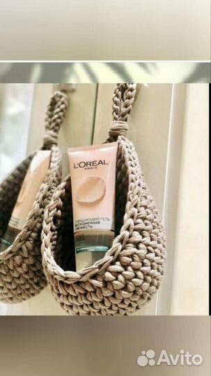 Вязаные корзины. На заказ