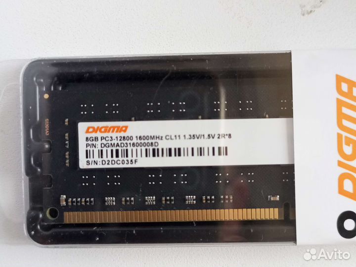 Оперативная память ddr3 8 gb 1600