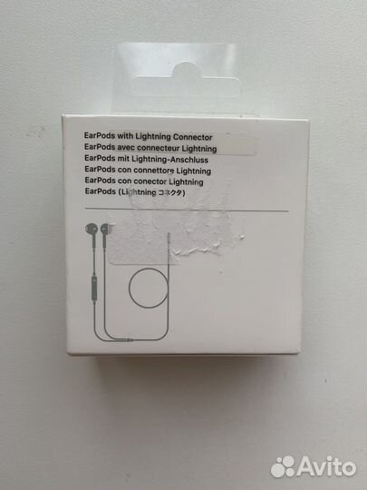 Коробка от наушников earpods