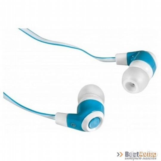 Наушники Defender Trendy 702 белый+голубой