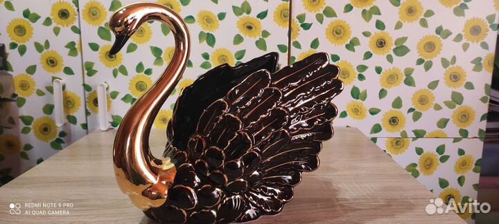 Лебедь чёрный Dipinto amano