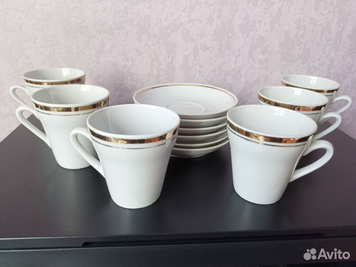 Кофейные чашки с блюдцами СССР