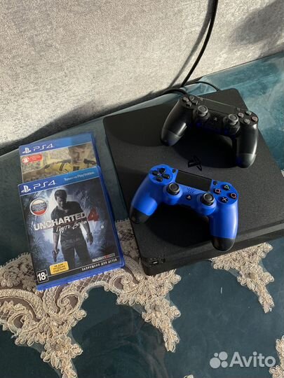 Sony PS4 slim + 19 игр
