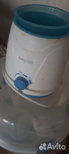 Стерилизатор, подогреватель, бутылочки Pigeon