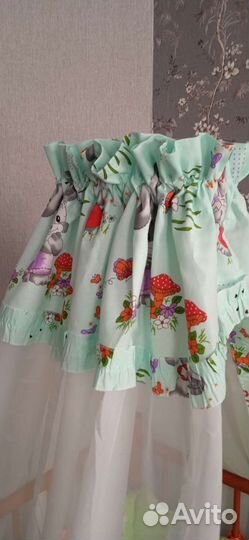 Балдахин на детскую кроватку с держателем