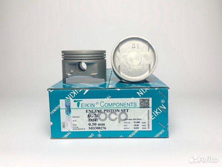 Поршни (к-т 6 шт) 050 mitsubishi pajero/montero