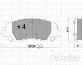Колодки тормозные mitsubishi ASX/outlander 06