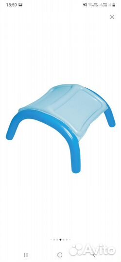 Детский надувной бассейн с навесом