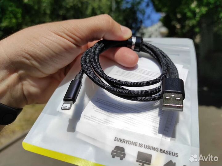 Кабель Baseus USB-A - Lightning 1m 2.4A Black
