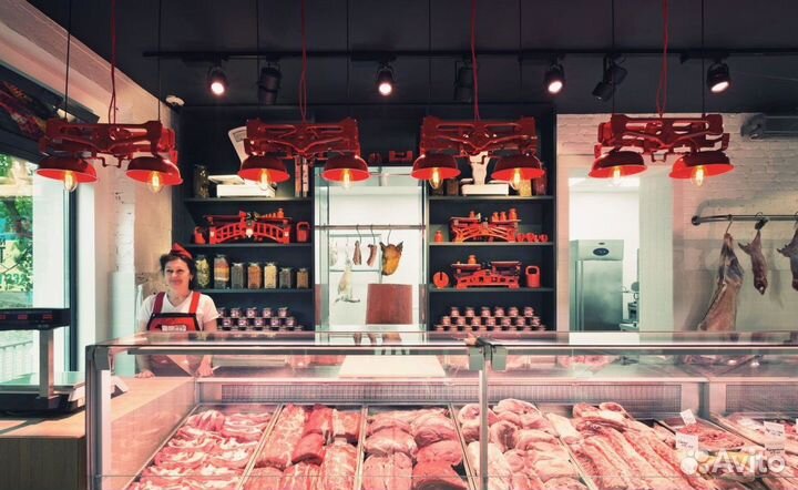 Мясной магазинчик в центре города
