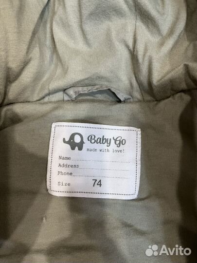 Комбинезон весна осень 74