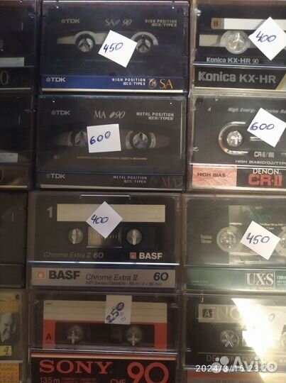Аудиокассеты с записью