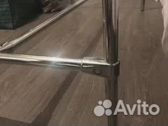Стойка для одежды хромированная