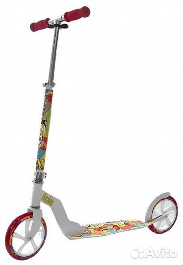 Внедорожный Самокат MaxCity MC Fusion белый