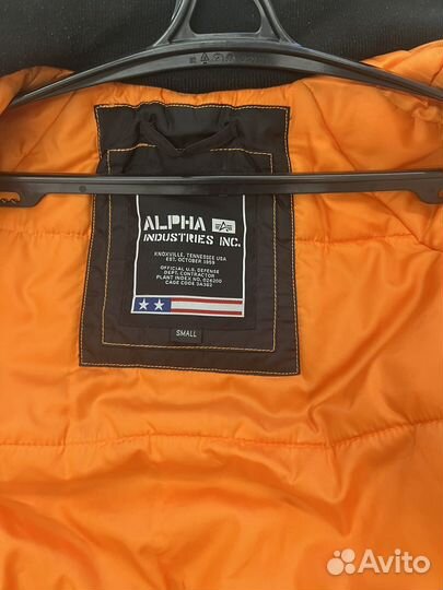 Куртка зимняя alpha industries