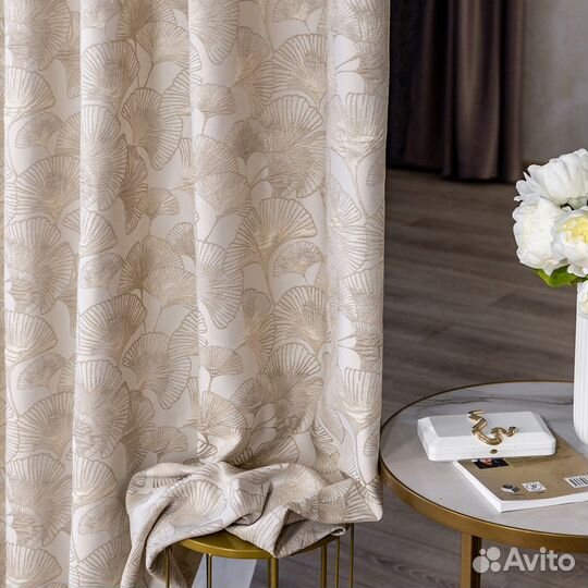 Премиум Шторы Бергамо новые на окна пошив