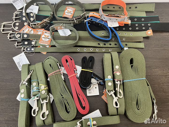 Поводки и ошейники для собак