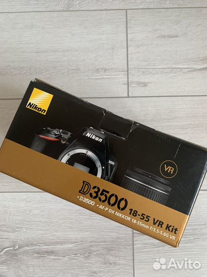 Nikon d3500 коробка аксессуары