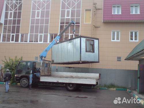 Перевозка бытовок,услуги манипулятора частник