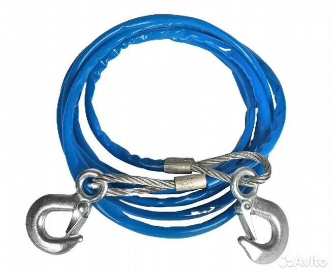 Трос буксировочный автомобильный 5т, 4м