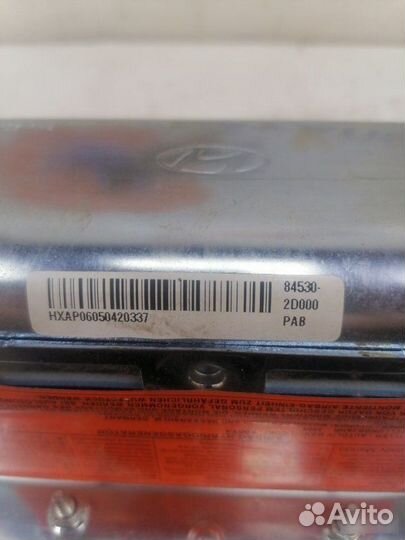 Подушки безопасности в торпедо Hyundai Elantra J3