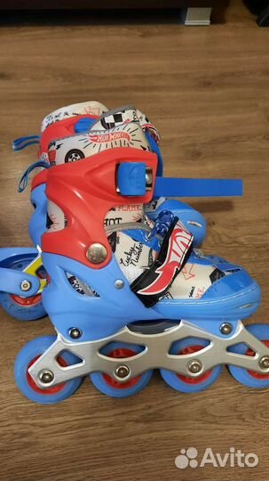 Роликовые коньки детские раздвижные