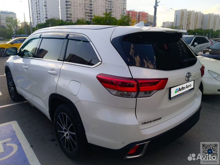 Toyota Highlander 3.5 AT, 2018, 70 000 км