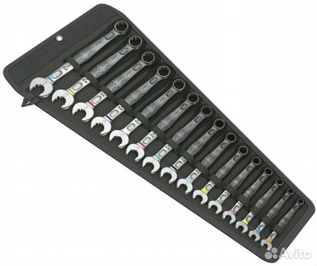 Набор комбинированных ключей wera joker, 15 шт