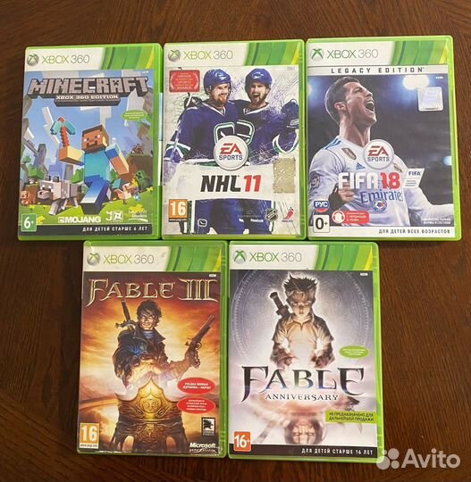 Microsoft Xbox 360 E 500Gb + 5 игр