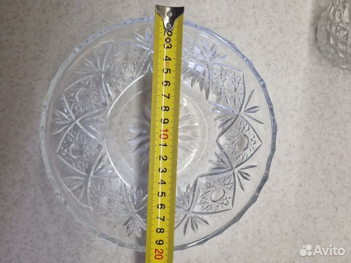 Ваза хрустальная