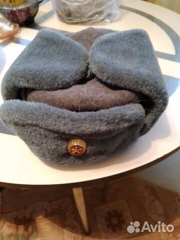 Мужская шапка ушанка