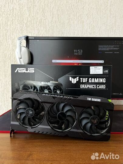 Видеокарта Asus RTX 3060 TI 8GB