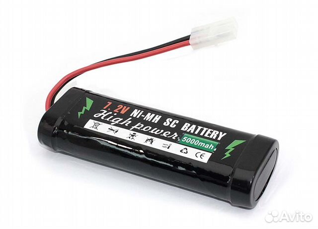 Ni-Mh 7.2V 5000 mAh AA 134.5*41*25 разъем KET-2P
