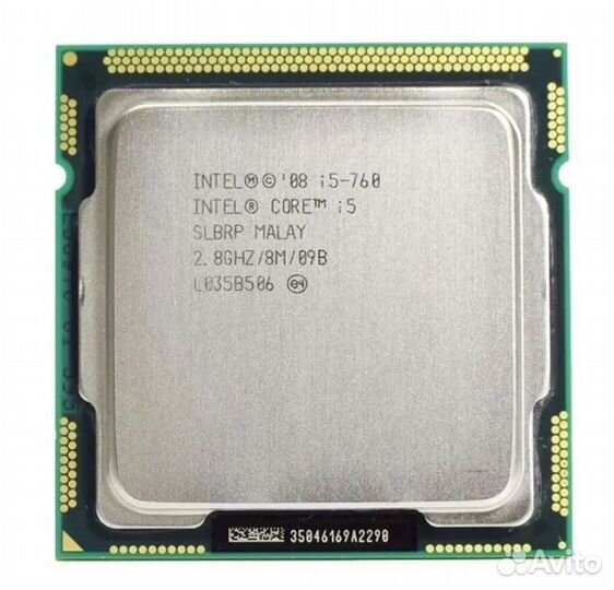 Процессор Intel core i5-760 1156