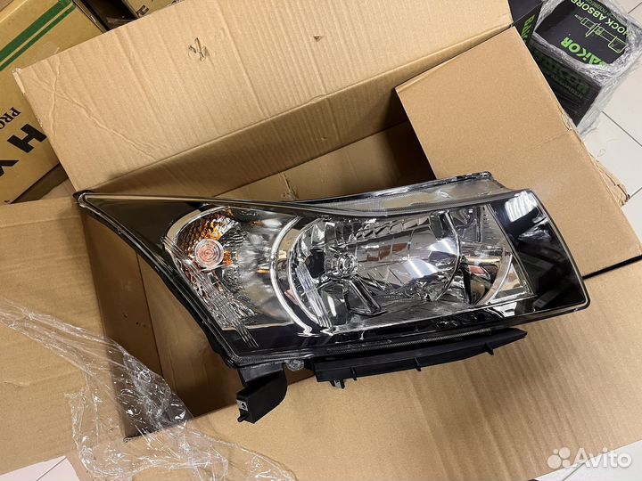 Фары Chevrolet Cruze чёрная маска