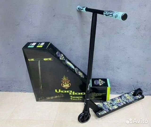 Трюковой самокат tech team voodoo blue