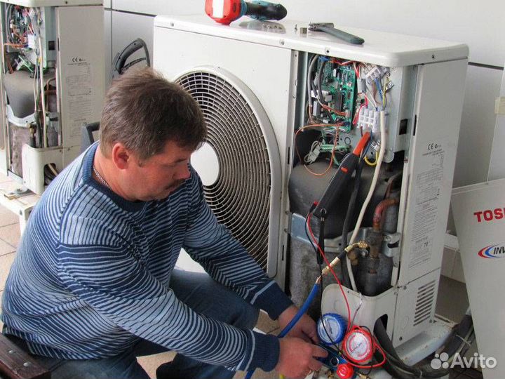 Чистка сплит систем заправка ремонт холодильников