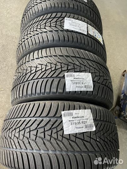 Hankook Winter I'Cept Evo 3 X W330A 275/40 R21 и 315/35 R21 111W
